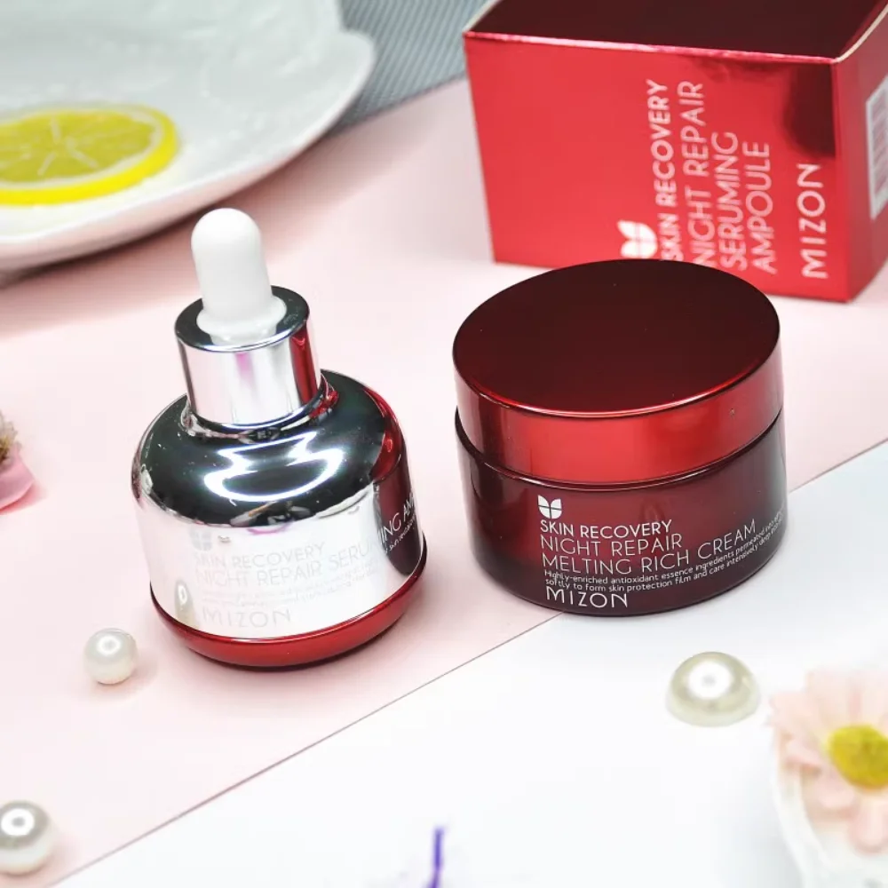 韓国 Mizon スキンリカバリーナイトリペアメルティングリ - Luxury Skincare In Korea のレビューと価格