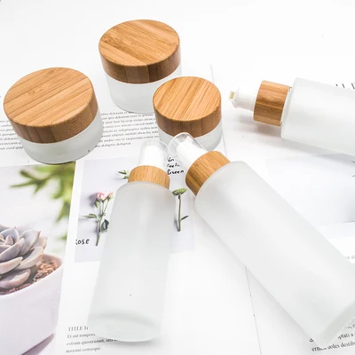 スキンケア印刷高級ヘアエッセンシャルオイル竹ローション化粧品 - Luxury Skincare Bottles のレビューと価格