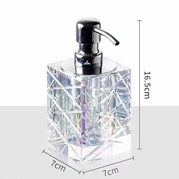 モダンミニマリストクリスタルガラス容器高級バスルームポンプデ - Luxury Skincare Bottles のレビューと価格
