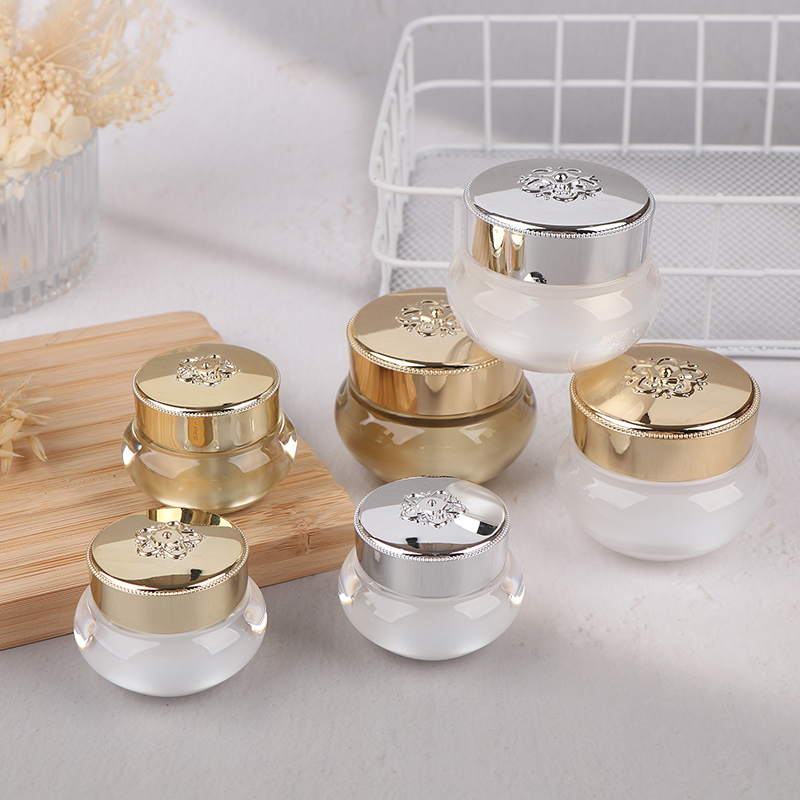 アクリル製空トラベルクリームジャー 5/10/20g 詰め替 - Luxury Skincare Tools のレビューと価格