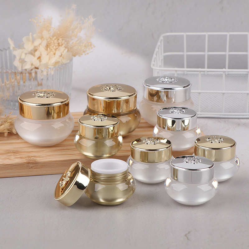 アクリル製空トラベルクリームジャー 5/10/20g 詰め替 - Luxury Skincare Tools のレビューと価格