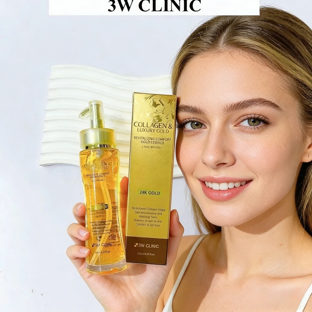 3WCLINIC コラーゲン＆ラグジュアリーゴールド24Kゴ - Luxury Skincare In Korea のレビューと価格