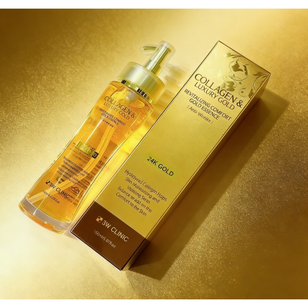 3WCLINIC コラーゲン＆ラグジュアリーゴールド24Kゴ - Luxury Skincare In Korea のレビューと価格